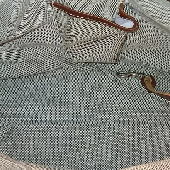 Dooney & Bourke Blue and Brown Satchel - Picture 6 of 13